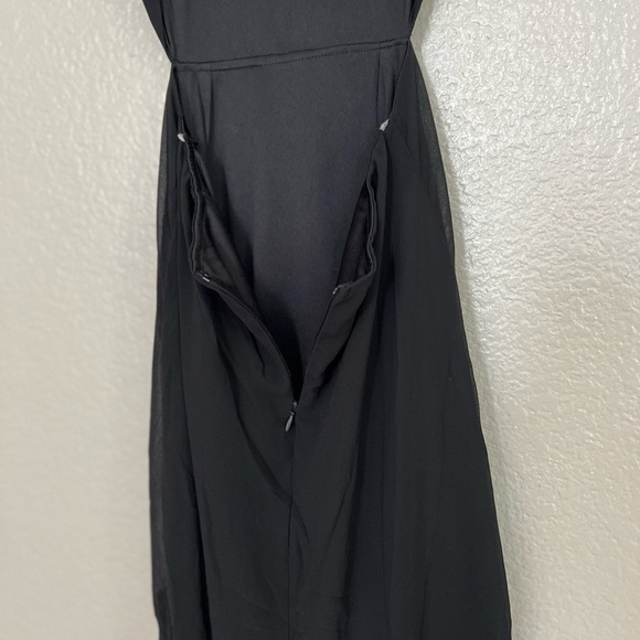 Celebrate Charm Black Tiered Cutout Maxi Dress - Picture 8 of 10